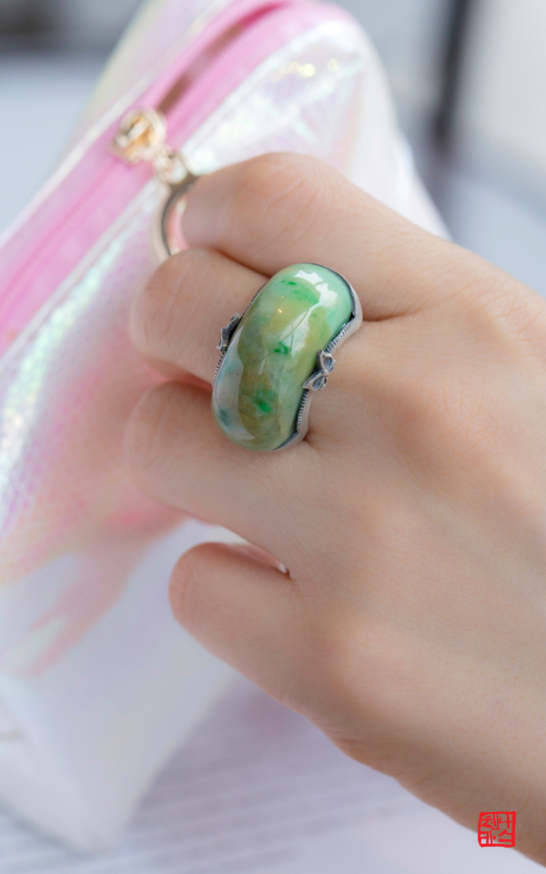 1442739 - [120] pre production sample_원석반지 _ 비취반지 _ 옥반지 _전통반지