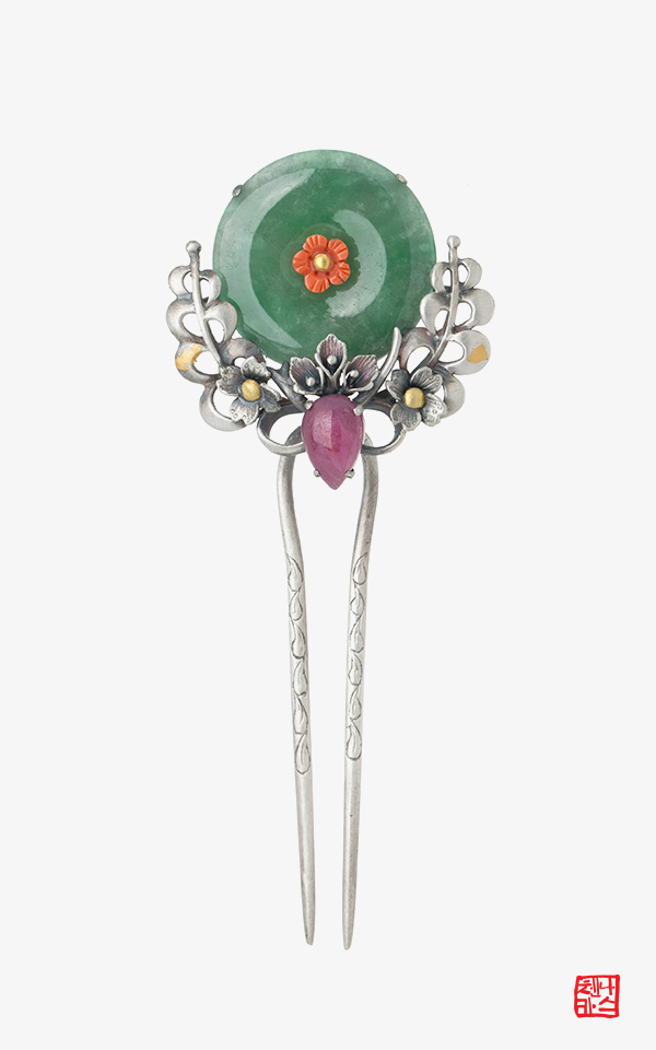 1495498 - [나스첸카 NASCHENKA] 품격이 당신 _ 웨딩 헤어 전통 장신구 한복 머리장식 옆꽂이 뒤꽂이 헤어핀 비녀 쥬얼리 쪽진머리비녀
