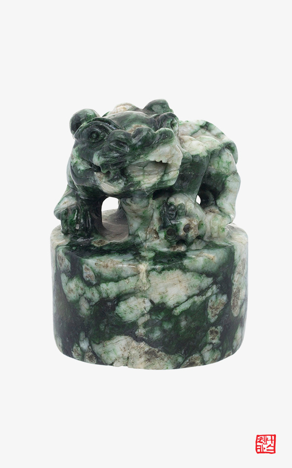 1493435 - [나스첸카 NASCHENKA] 비취가 아름답다  _ 소품편 : 인장 Jadeite  Jade PiXiu 신화 행운의 보호 중국 생물 신성 부적