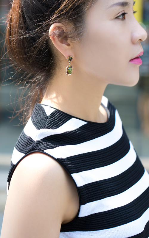 1019791 - [나스첸카 NASCHENKA] 나스 소더비 컬렉션 _ 14K tourmaline earring 토르마린 귀걸이 다이아몬드 귀걸이