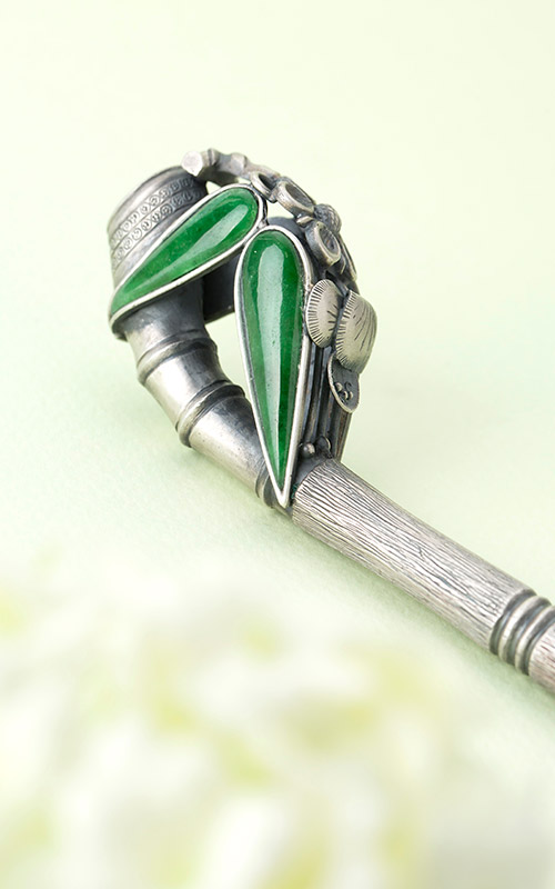 1092344 - [나스첸카 NASCHENKA] 전통을 꿈꾸다 사랑 죽절 비녀 _ 비취 비녀 _ 옥비녀