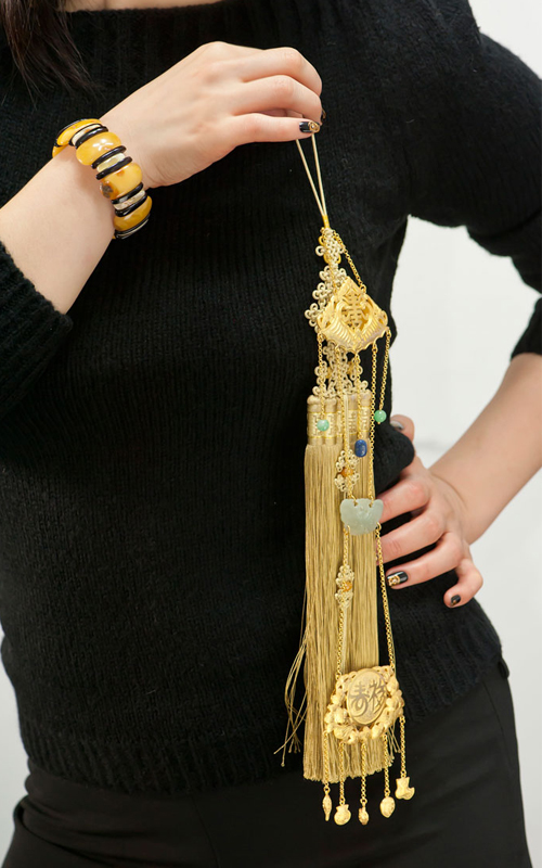 7999 - [나스첸카 NASCHENKA] 나스의 행복 전통 장신구 [실버 수공예 은제 노리개]