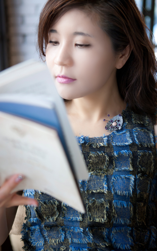 10407 - [나스첸카 NASCHENKA] 당신은 내가 무척 아끼는 사람이에요 [실버 수공예 자수정 뒤꽂이] _ 한복 머리장식 _ 결혼준비 _ 신랑어머니한복