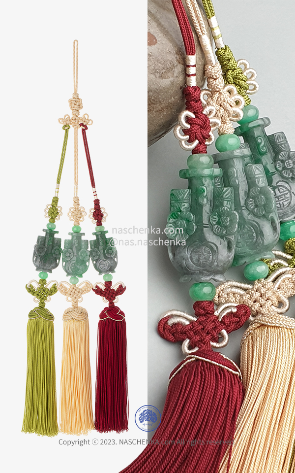 1552339 - [나스첸카 NASCHENKA] 투호 비취 _ jade 비취 삼작 노리개