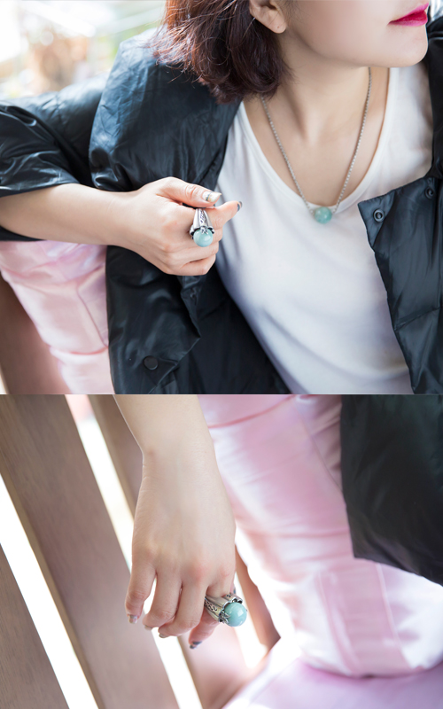 1019859 - [나스첸카 NASCHENKA] 영향력있는 비취 _ JADE 비취 목걸이