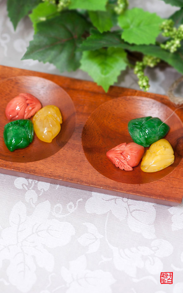 260 - [나스첸카 NASCHENKA] 삼작_ 산호, 비취, 호박 풀 세트 가격입니다 [실버 수공예 산호 비취 호박 귀걸이]