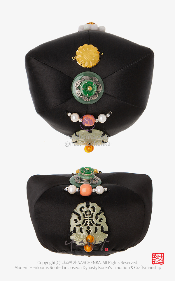 1547475 - 족두리 원석 족두리 웨딩 족두리 인테리어 소품 전통 혼례 꽃길을 밝혀주네 10 나스첸카 NASCHENKA