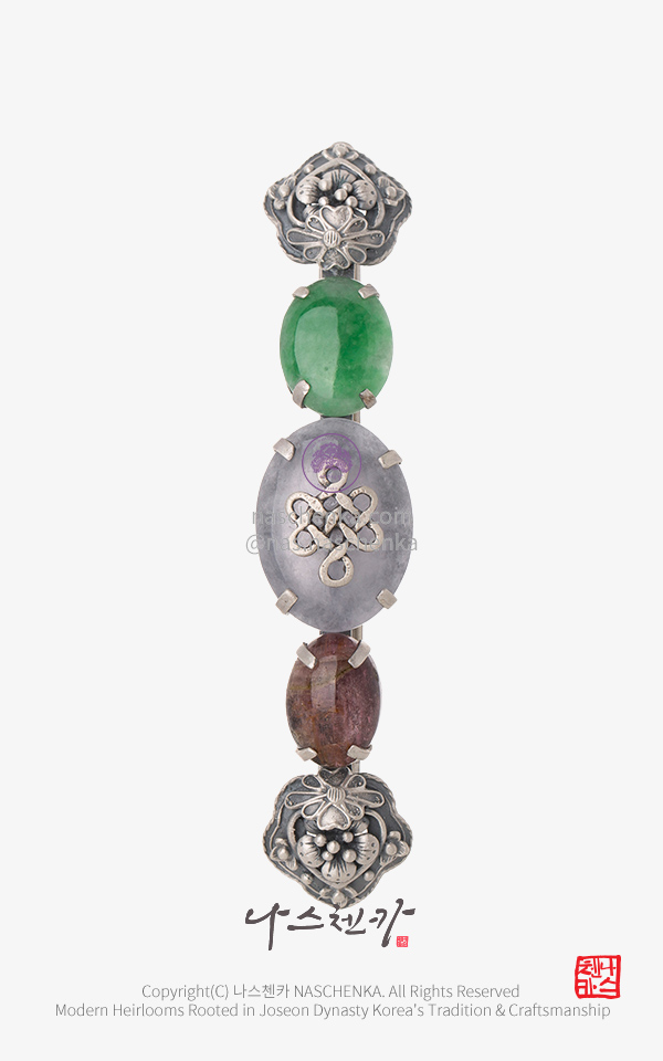 10957128 - [나스첸카 NASCHENKA] 한복 머리스타일 조선의 왕실 미감으로 정교하고 고급스러운 예쁜 나스첸카 NASCHENKA 비취 머리핀 