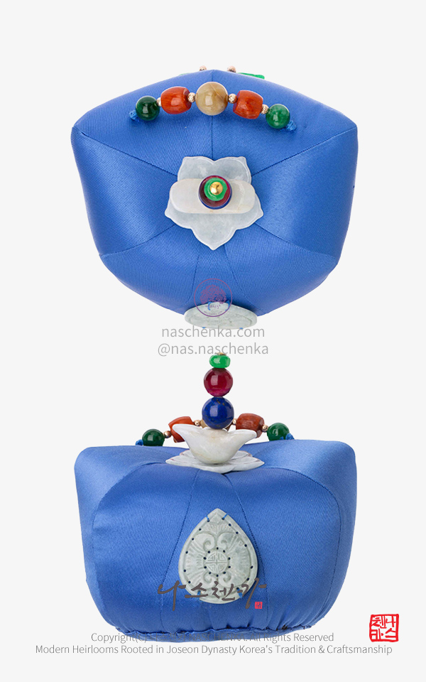 10957337 - [나스첸카 NASCHENKA] 소원성취 _ 블루 족두리 