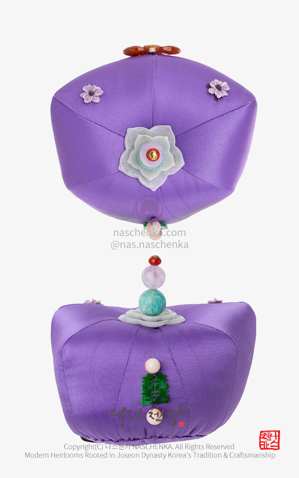 10957340 - [나스첸카 NASCHENKA] 백년해로 21세기 전통 족두리 