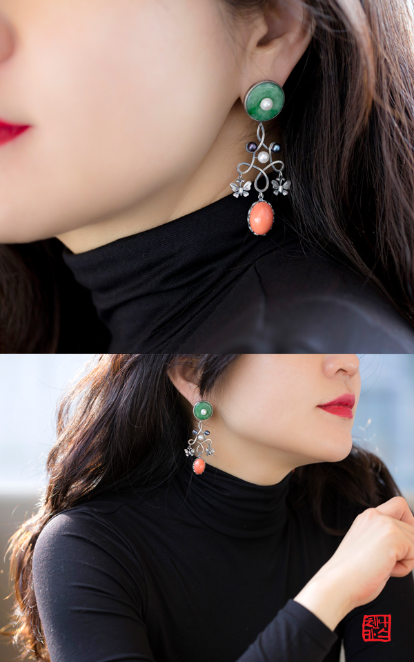 3332 - [나스첸카 NASCHENKA] 플루트와 하프를 위한 협주곡 _ 은 귀걸이