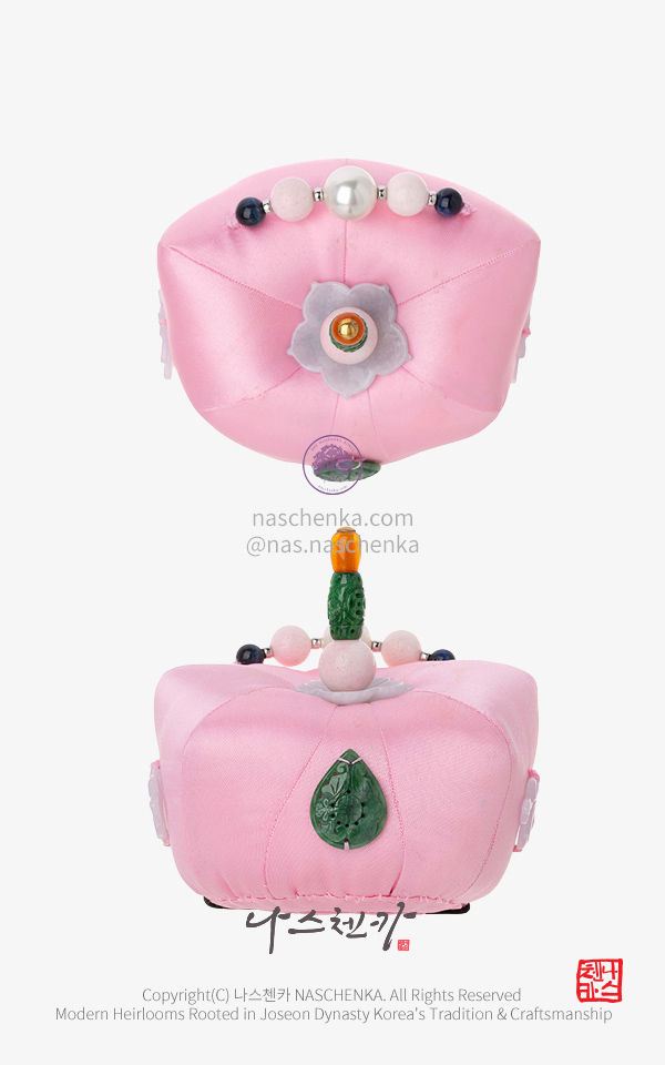 10957483 - [나스첸카 NASCHENKA] 핑크 족두리 (Pink Banquet Jokduri )