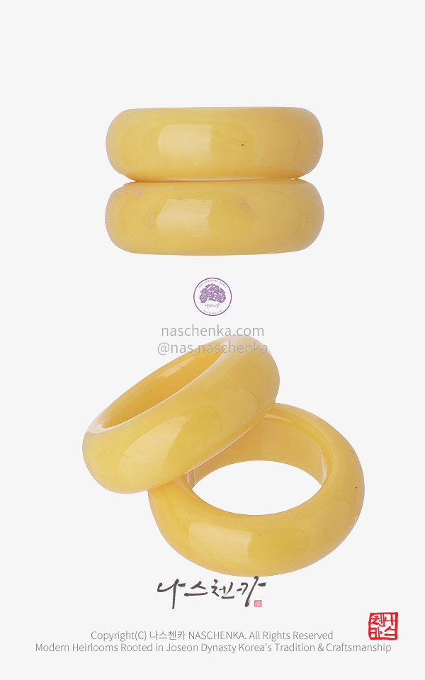 10957966 - [나스첸카 NASCHENKA] 천연 밀화 호박 쌍가락지 _ 쌍가락지의 가격이며 사이즈 다양합니다. 매장 전용입니다