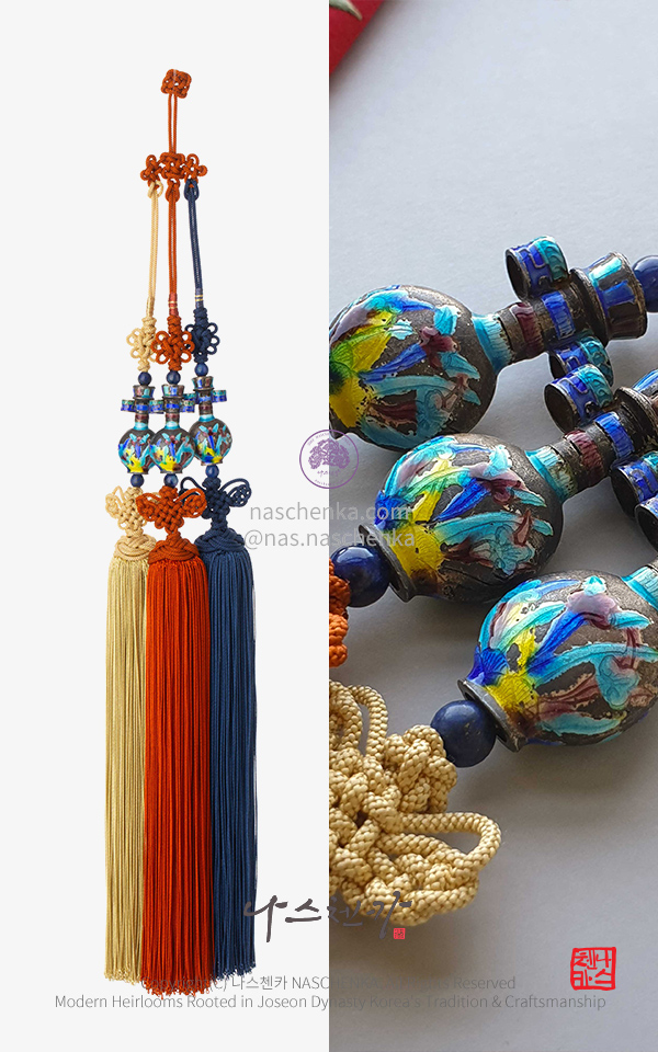 10956124 - 앤틱 칠보 노리개 [나스첸카 NASCHENKA] 전통 노리개