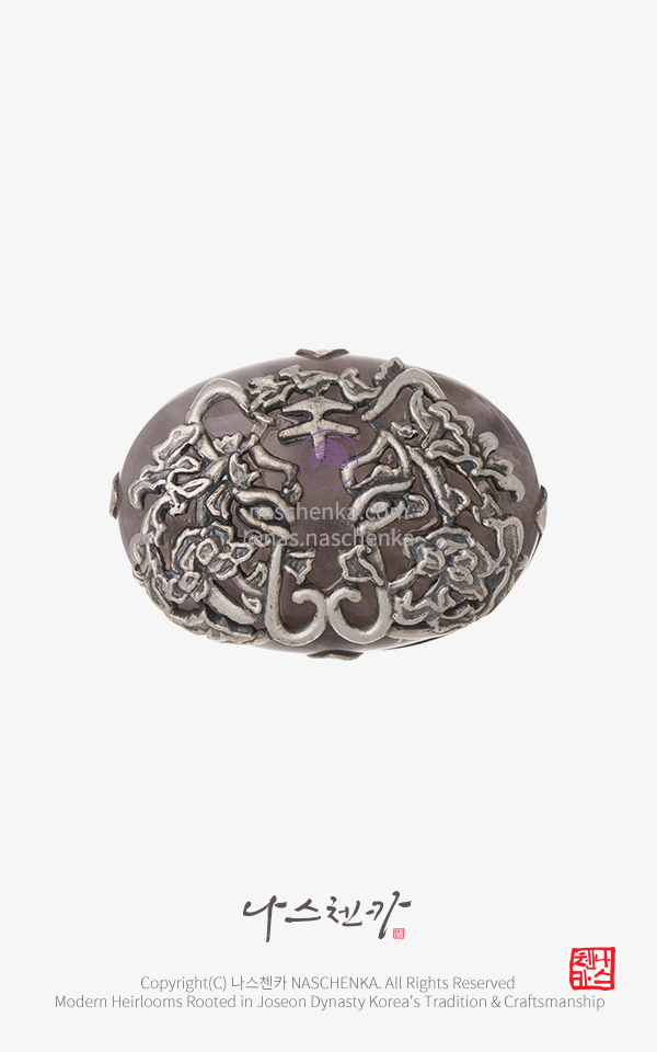 10957568 - 전통 노리개 띠돈 [나스첸카 NASCHENKA] 호랑이 은 띠돈 