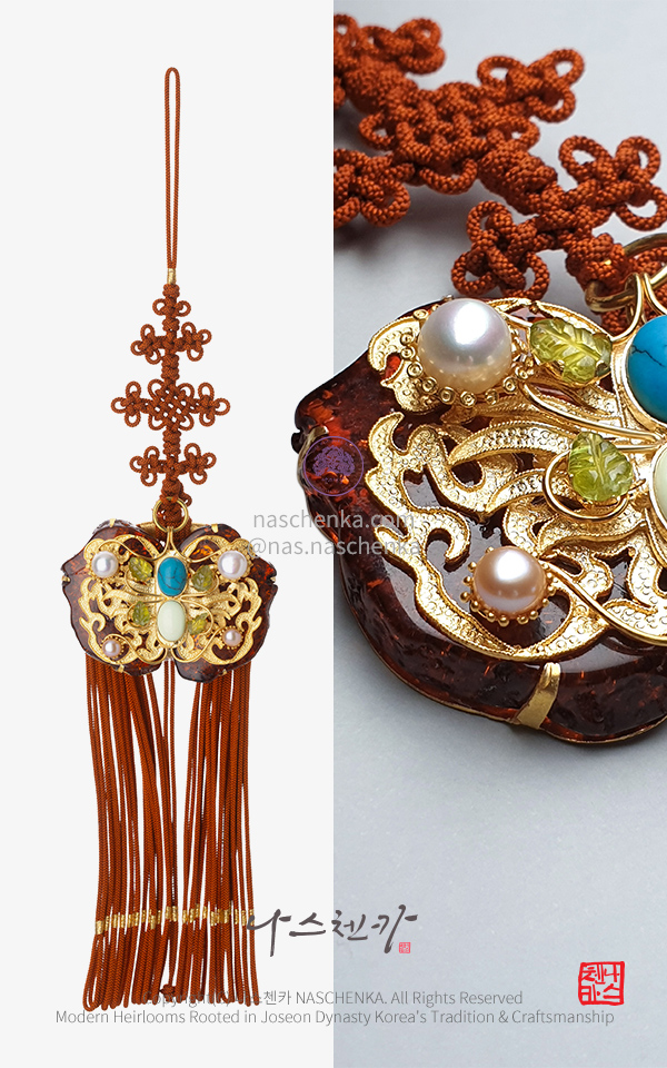 10958046 - 한복 노리개 [나스첸카 NASCHENKA] 박물관급 공예 전통 나비 노리개 2