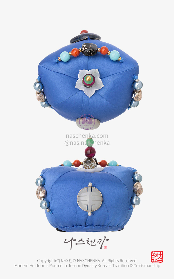 10957987 - [나스첸카 NASCHENKA] 소원성취 _ 블루 족두리 2
