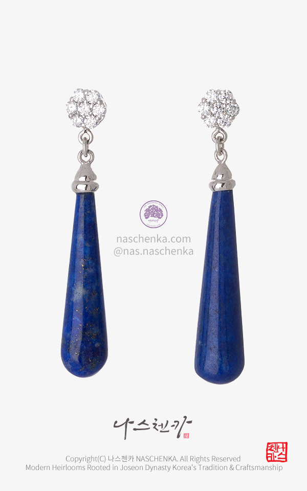 10958206 - [나스첸카 NASCHENKA] 당신의 소개서 2 청금석 귀걸이