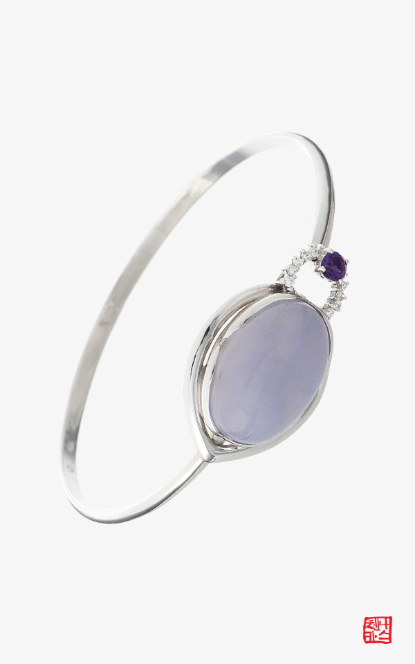 937059 - [나스첸카 NASCHENKA] 손목이 예뻐지고 싶었어요 _ 라벤더 비취 팔찌