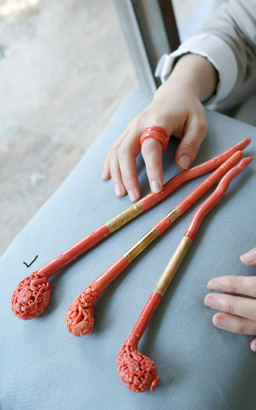 7418 - [나스첸카 NASCHENKA] 무한지애, 빛나는 산호 [산호 비녀]