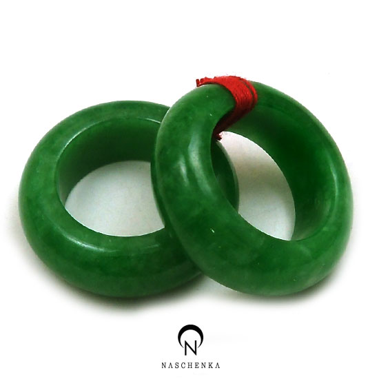 5277 - [나스첸카 NASCHENKA] 노블레스 전통 비취 쌍가락지 4 [비취 가락지]