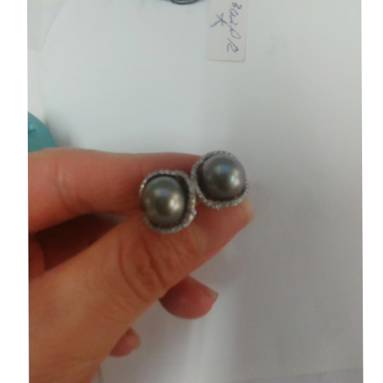 1415580 - [나스첸카 NASCHENKA] 11미리 한바퀴 3029 귀걸이 _ 진주 반지