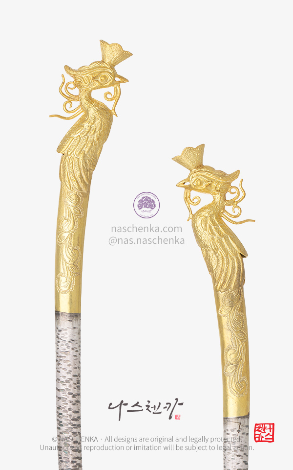 10959313 - 나스첸카 NASCHENKA 비녀가 세상을 구한다 NASCHENKA Phoenix Binyeo Silver 